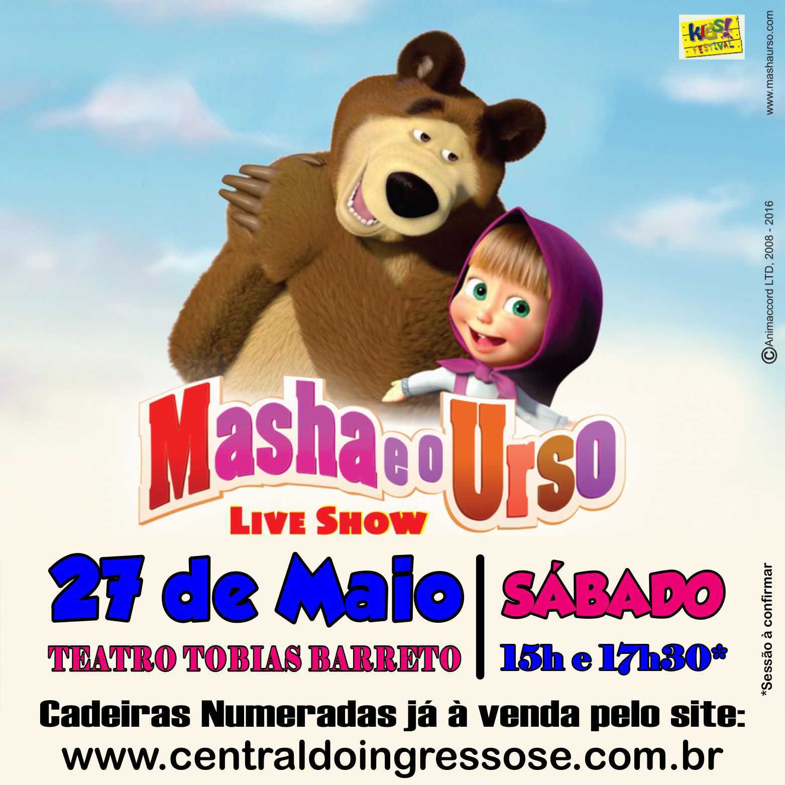 MASHA E O URSO - LIVE SHOW